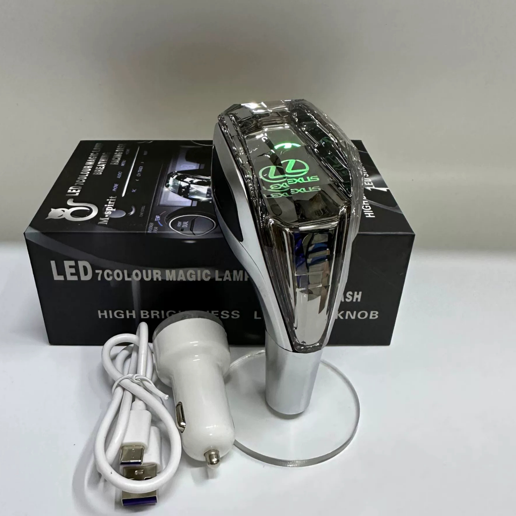 LUX Vites – LED Aydınlatmalı Kristal Vites Topuzu